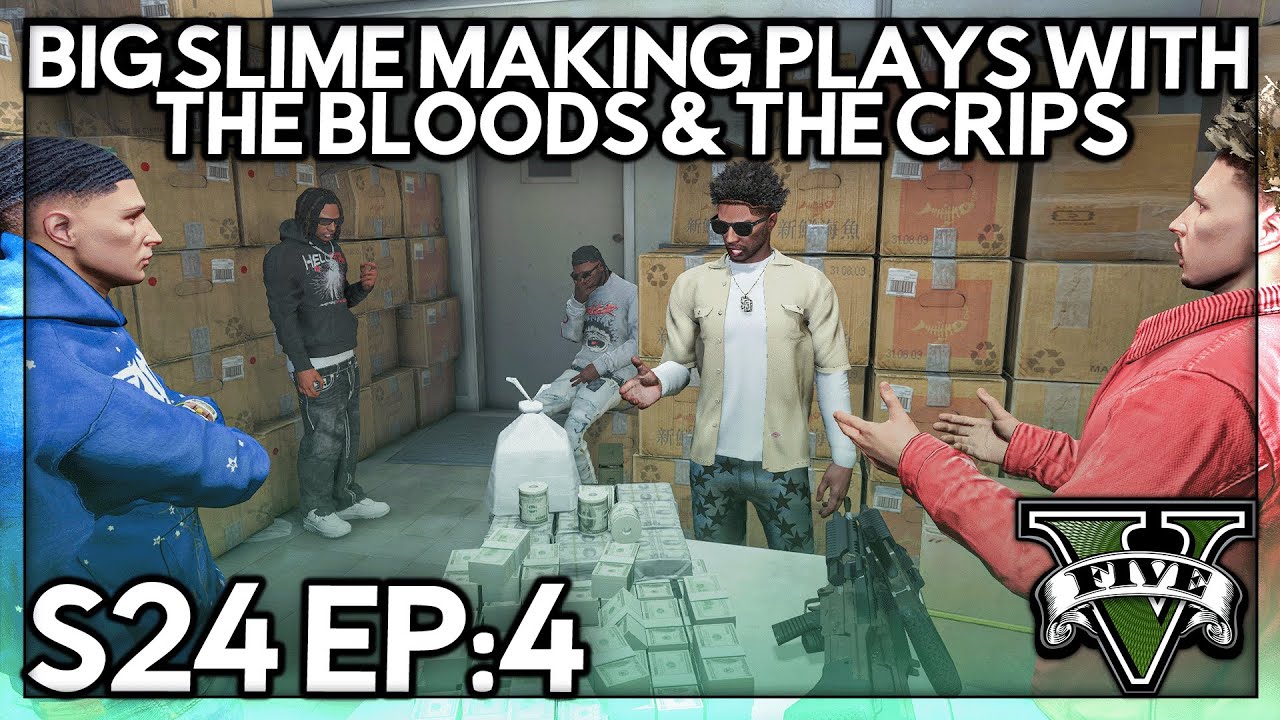 Episode 4: Big Slime Making Plays With The Bloods & The Crips?! | GTA RP | GrizzleyWorld Chiraq
