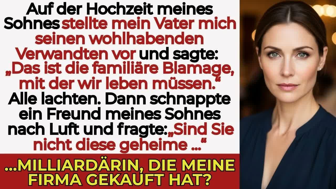 Meine Familie nannte mich „die Schande“ bei der Hochzeit meines Sohnes — und verlor danach all