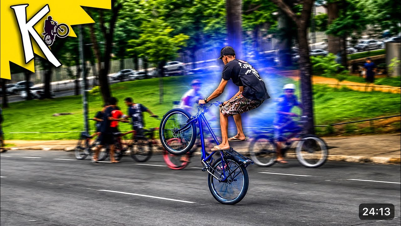 ELE PAROU o  ENCONTRO DE BIKE com esse PULO!!
