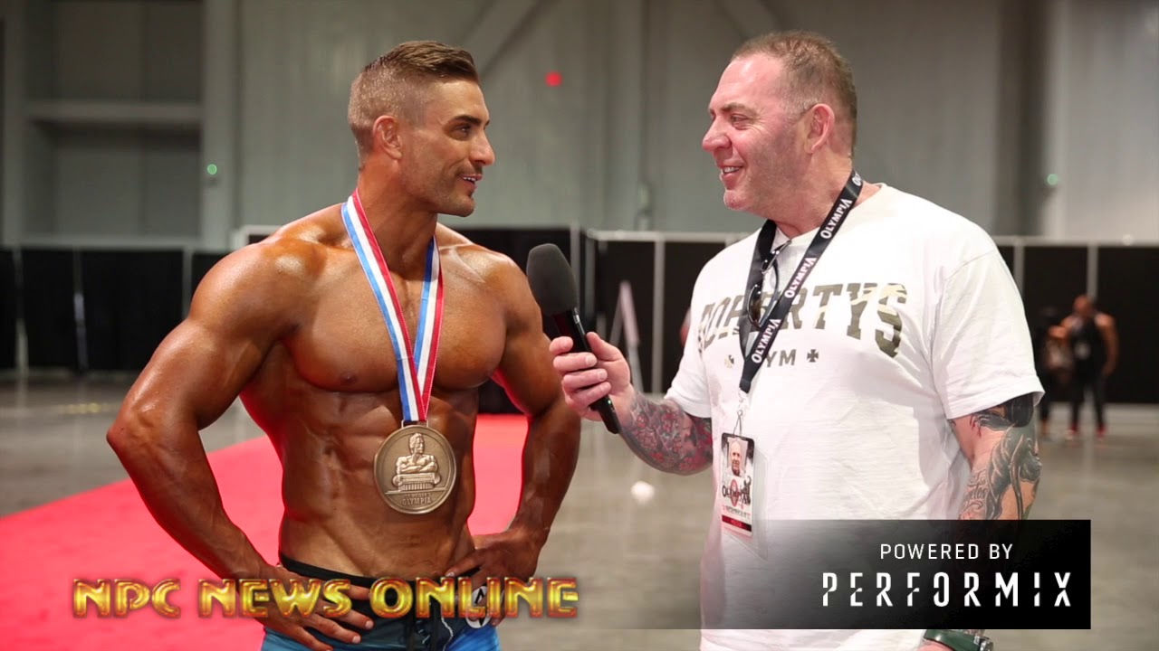 2018 Olympia 3rd  Place Men's Physique Winner Ryan Terry