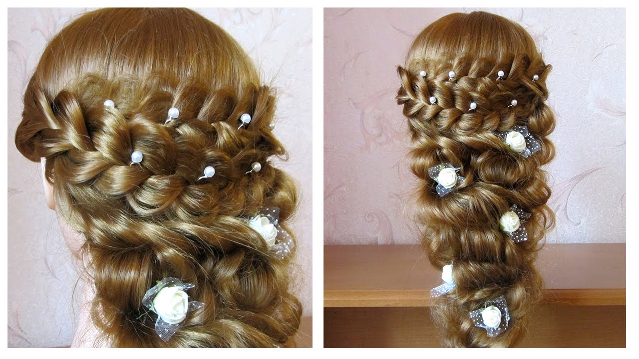Tuto coiffure soirée / mariage / pour les fêtes, cheveux long 🌻 facile à faire soi même
