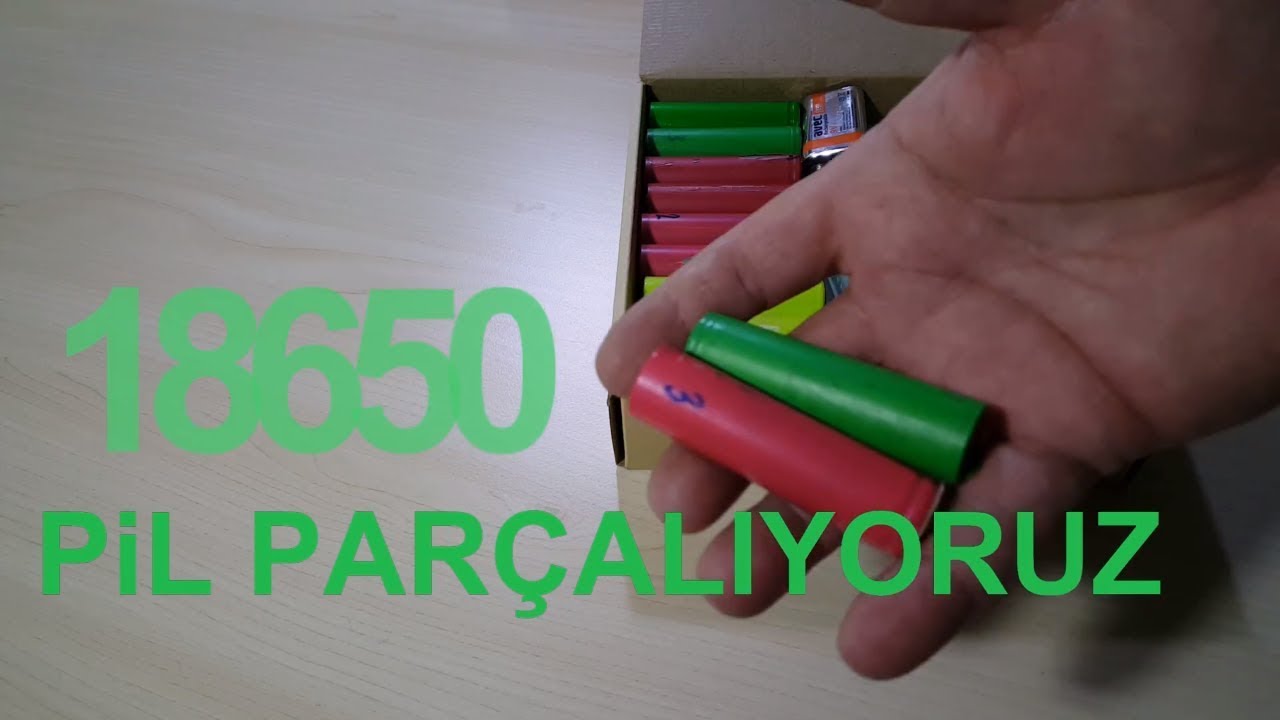 18650 li-ion pil parçalıyoruz iç yapısı nasıl ? inceleme