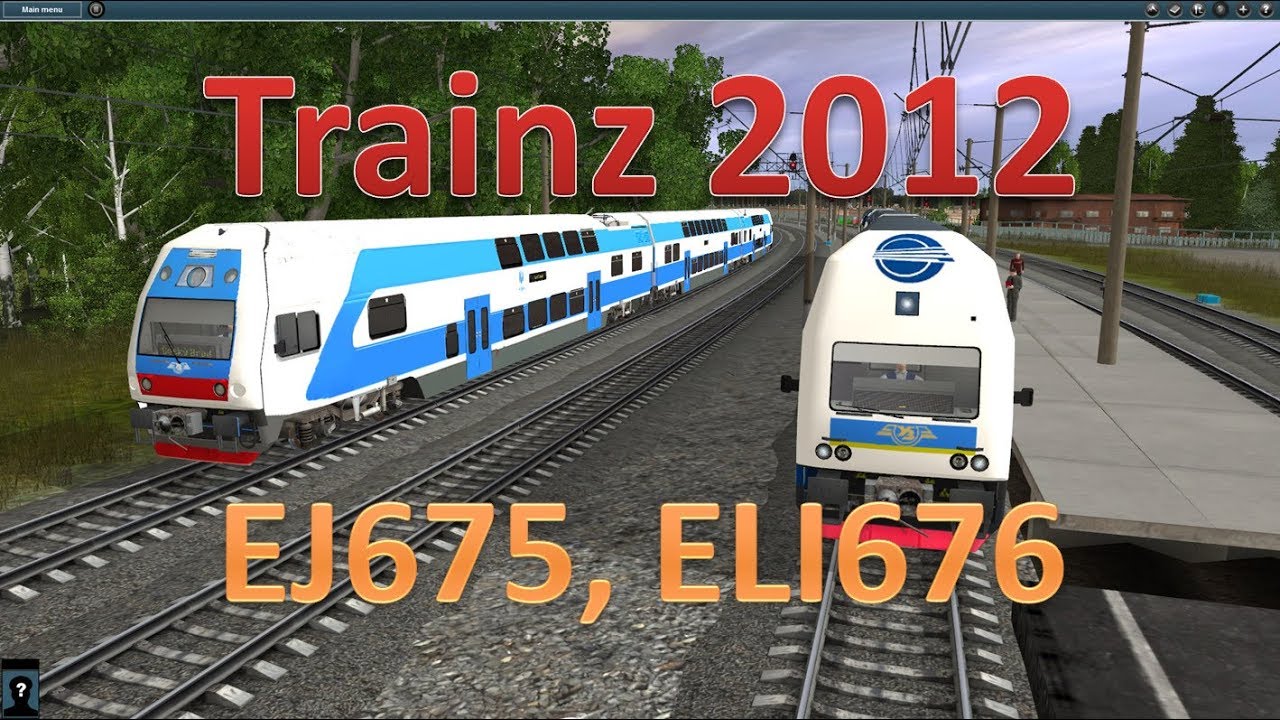 Trainz. Обзор EJ675 и ELI676
