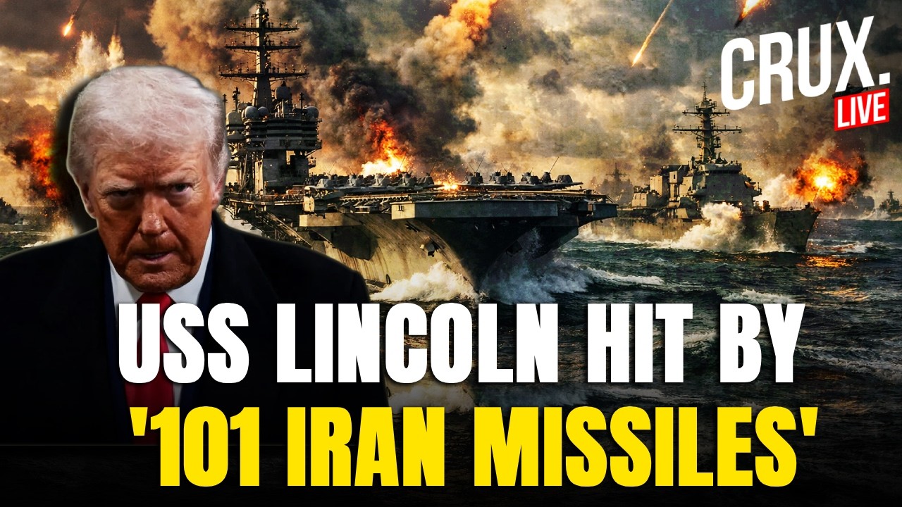 Breaking LIVE | Iran Fires 101 Qader Missiles At USS Abraham Lincoln | Trump | Gulf Tensions |Israel