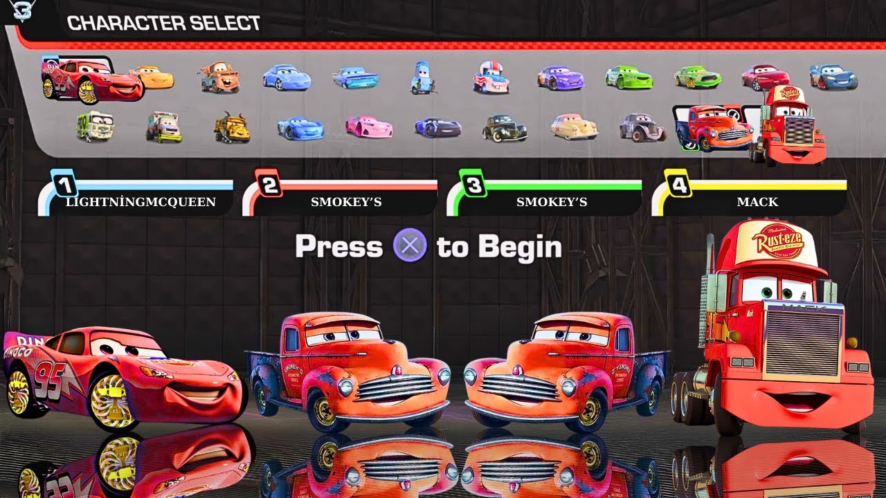 Cars 3: Driven to Win Custom Cup Split screen 4 player #cars3driventowin #cars3 #disney #pixar