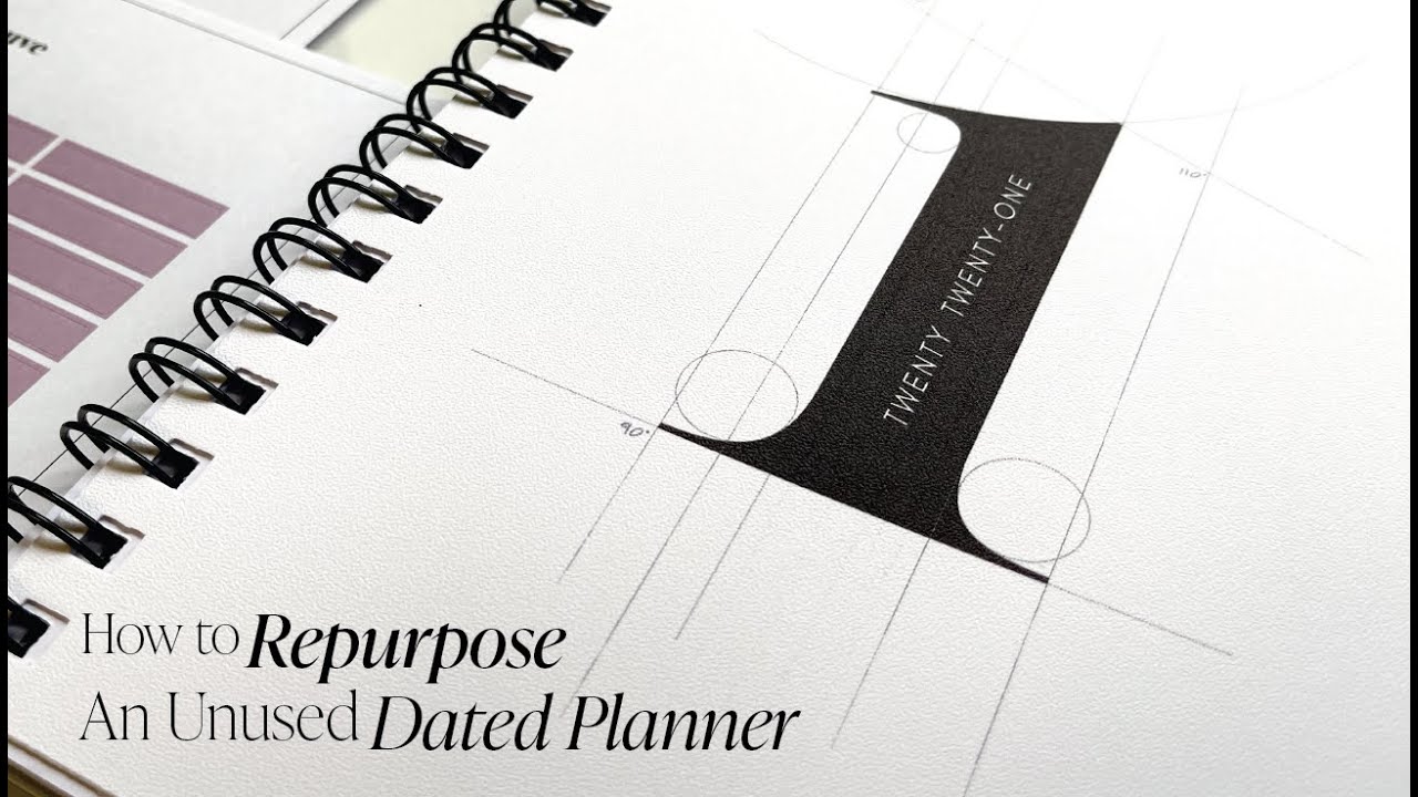 How To Repurpose An Unused Dated Planner | Cloth & Paper