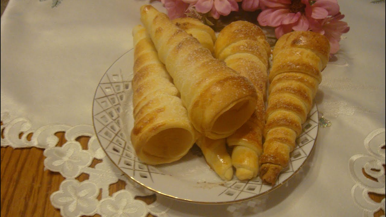 Cornete de umplut cu crema 😘❤️/Cream filled cones 😘❤️