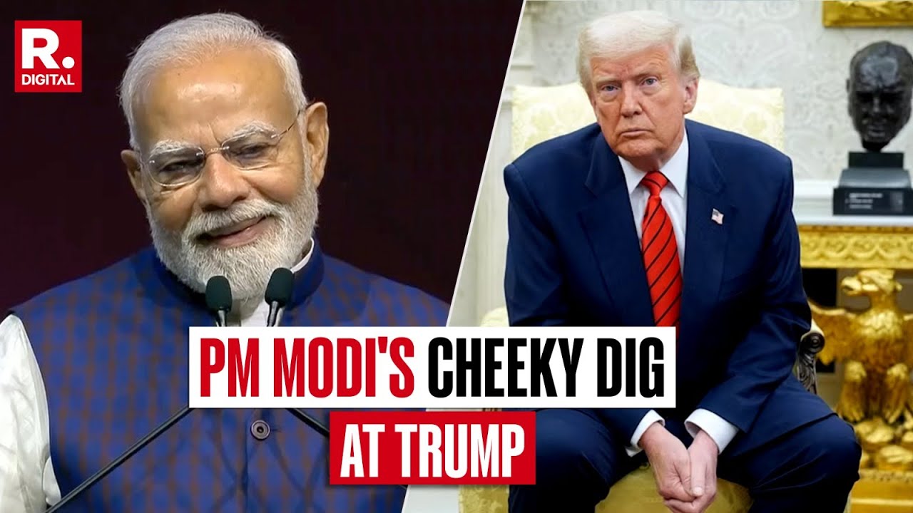 PM Modi's 'Economic Selfishness' Dig at Donald Trump | Semicon India 2025 | US Tariffs