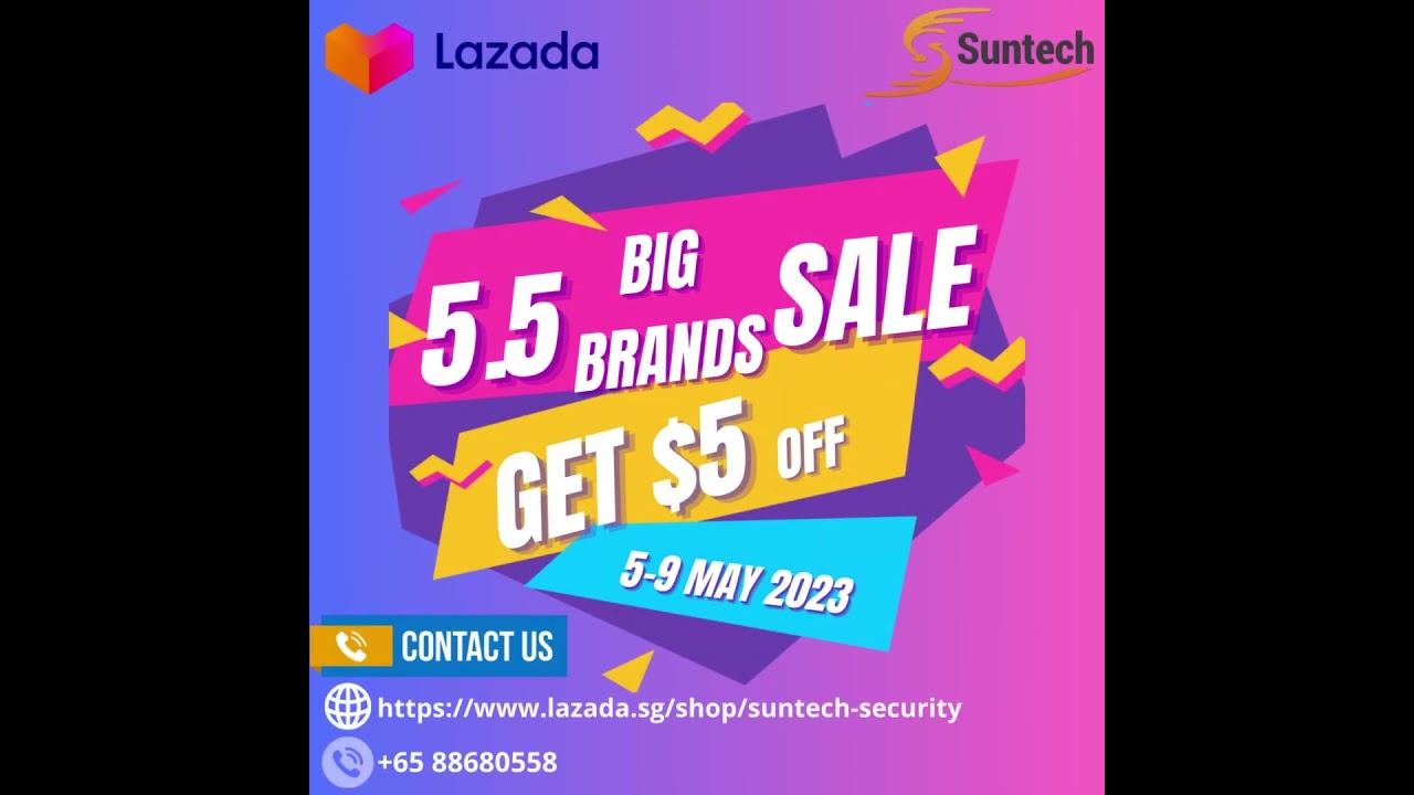 Today is the Lazada 5.5 Big Brands Sale, Grab these deals before it ends, Shop Now!!!