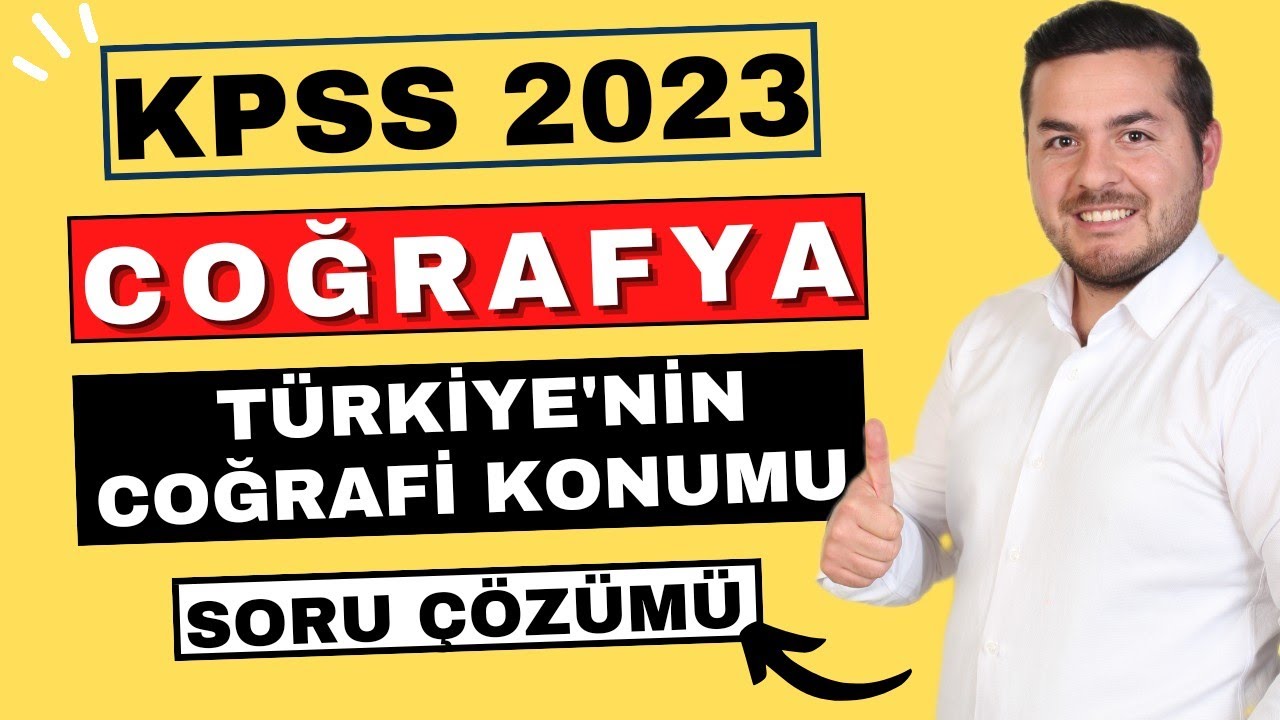 Türkiye'nin Coğrafi Konumu - SORU ÇÖZÜMÜ - Enes Hoca - #kpsscoğrafya