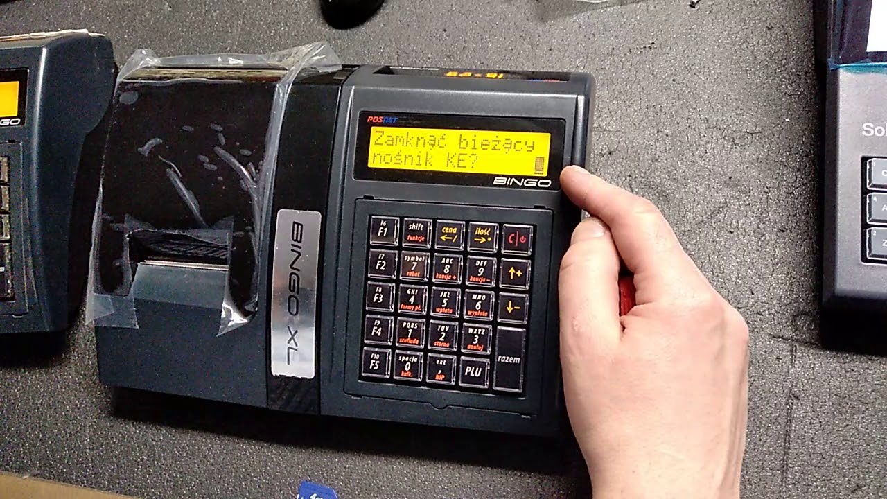 Posnet Bingo - Wymiana pamięci karty SD  kopii elektronicznej