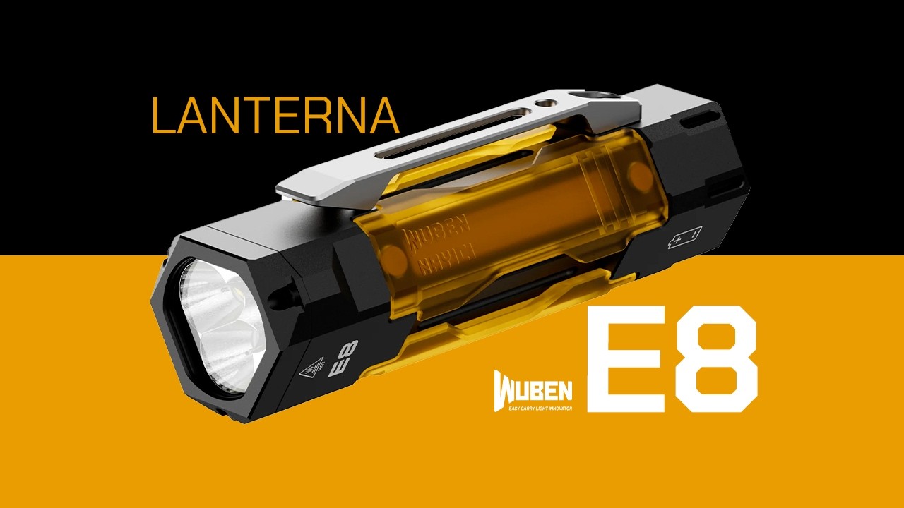Wuben E8 Lanterna EDC modular Review Completo