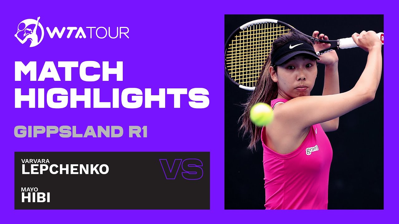 V. Lepchenko vs. M. Hibi | 2021 Gippsland Trophy Day 2 | WTA Highlights