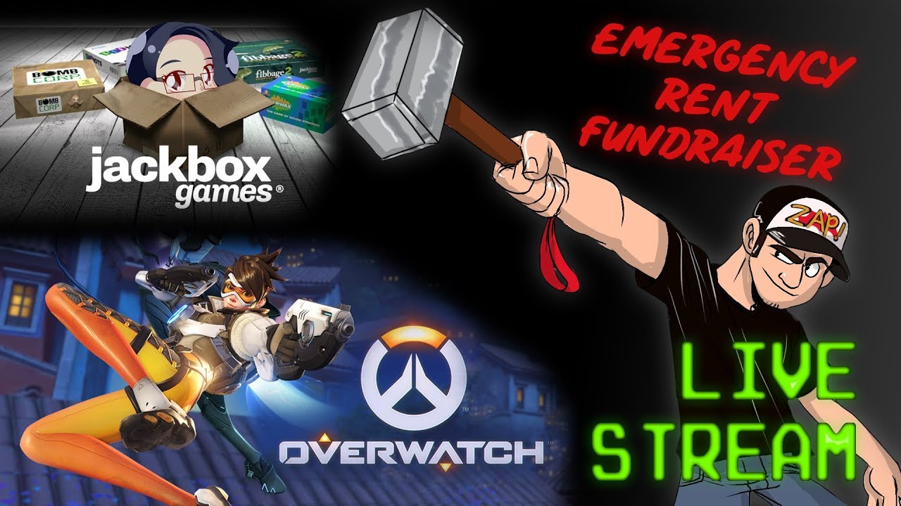 EMERGENCY RENT FUNDRAISER | JeshNyx Plays Jackbox Party Games and Overwatch