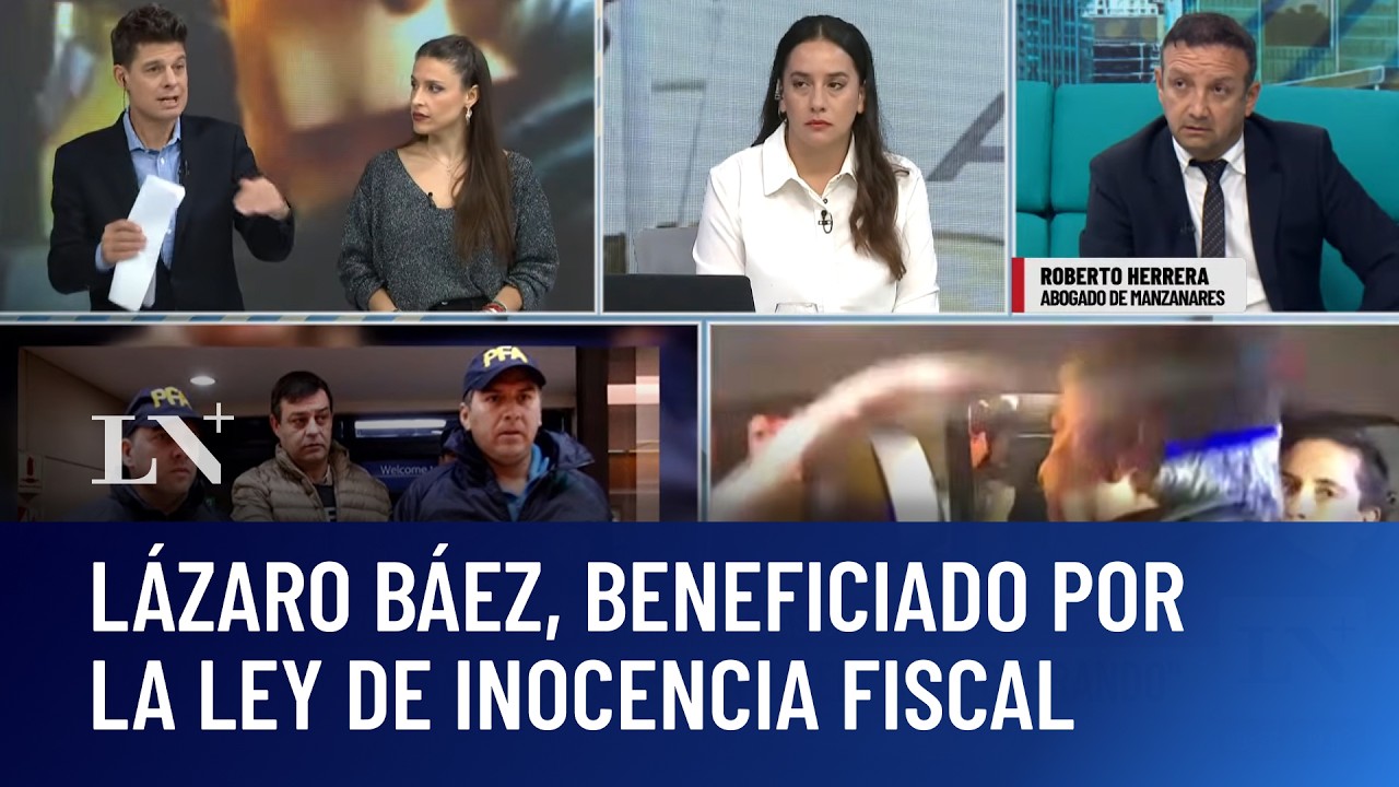 L&aacute;zaro B&aacute;ez, beneficiado por la ley de inocencia fiscal; &eacute;l y sus hijos, sobrese&iacute;dos en una causa