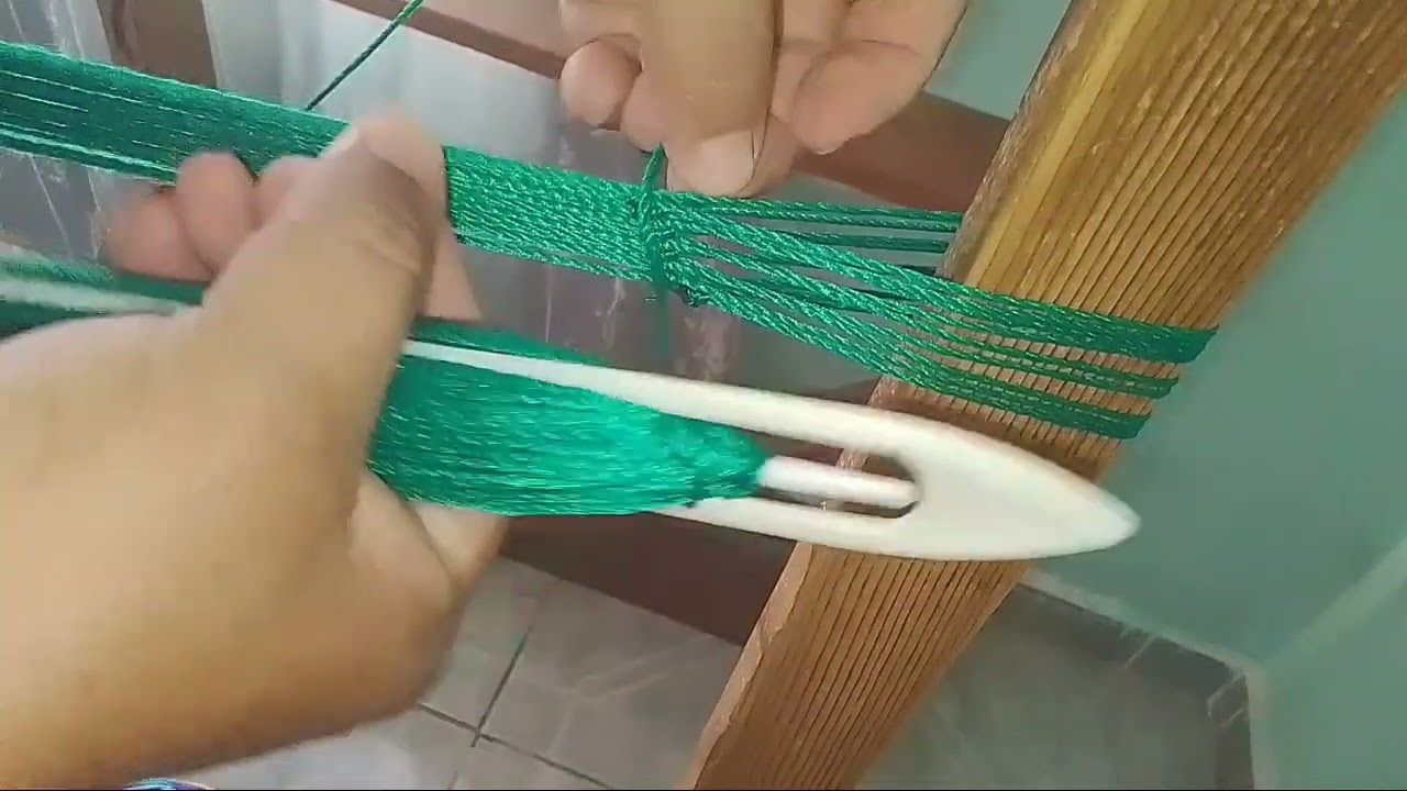 Hamaca tejido dé PEINETA en un sólo color 
