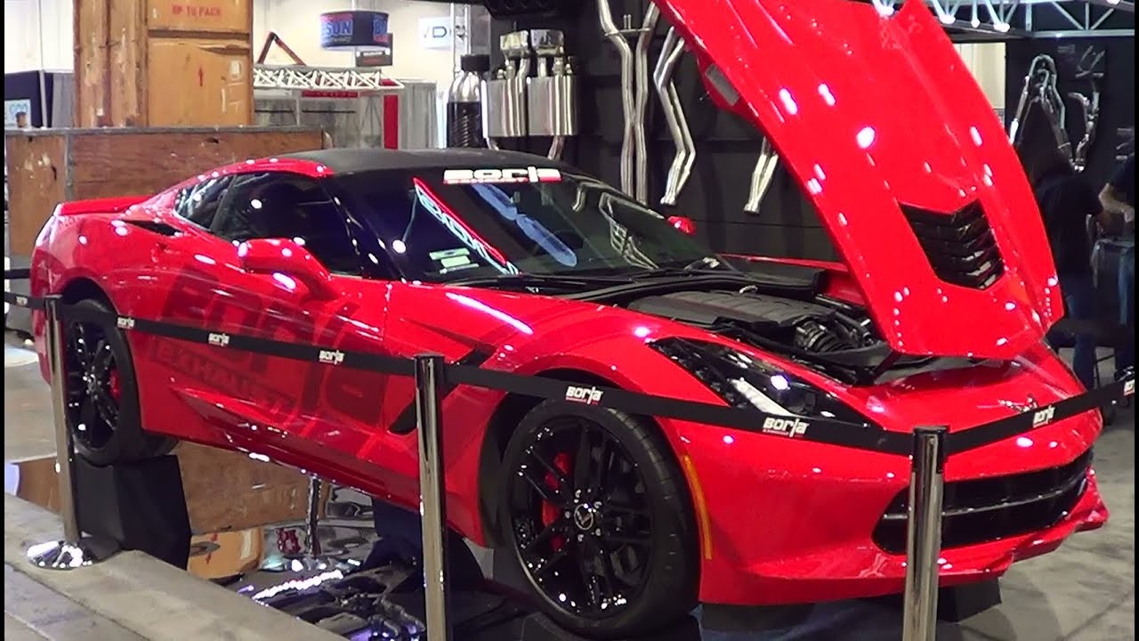 2014 Corvette Borla Exhaust Display SEMA 2013
