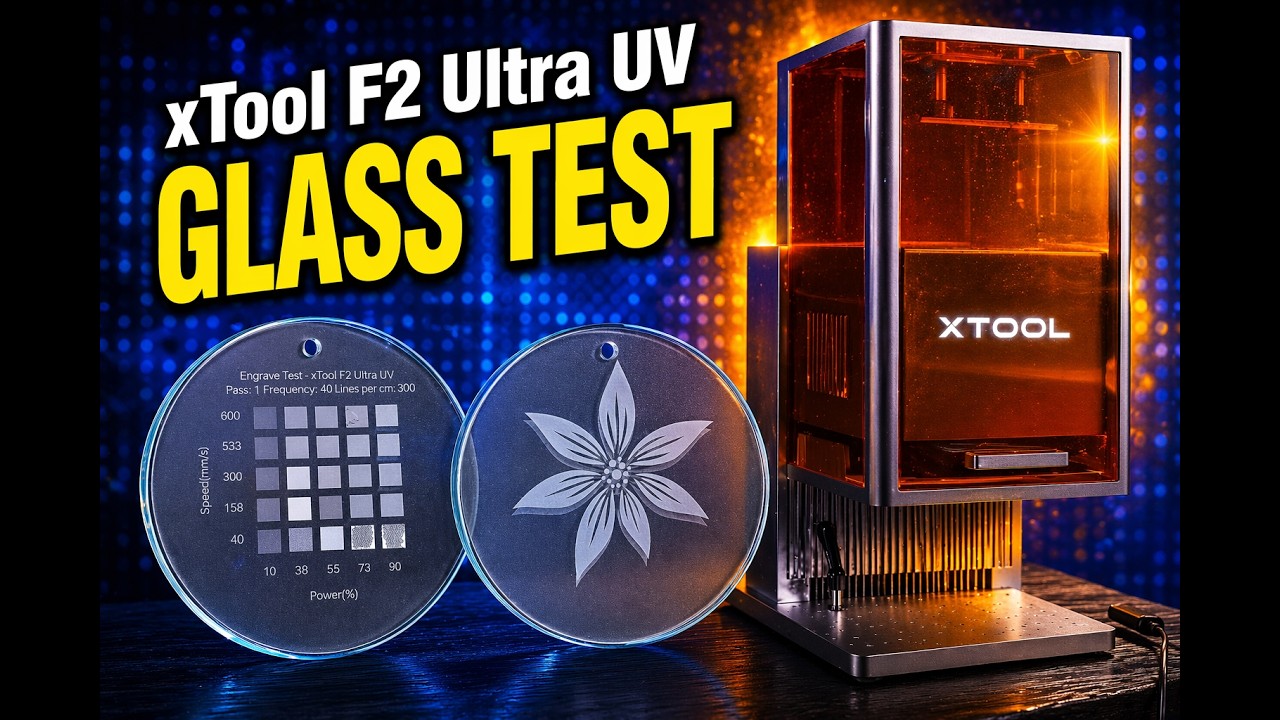 UV Laser vs Glass | Can the xTool F2 Ultra Do It