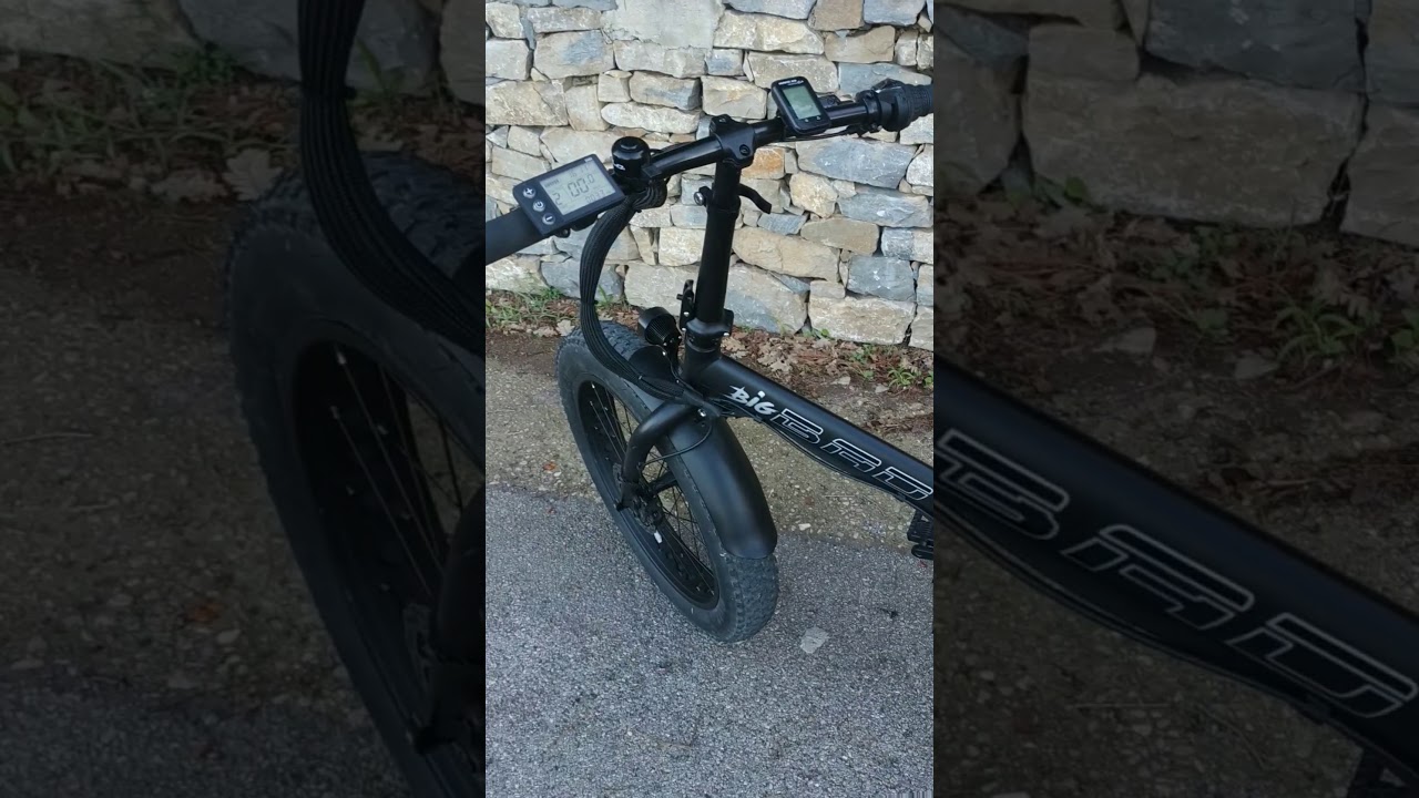 fat bike 24 pollici 750watt 60v prova in salita