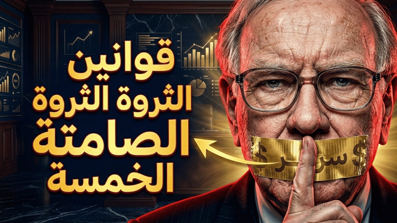 قوانين وارن بافيت الخمسة للثروة الصامتة 🤫 (لماذا يجب أن تصمت فوراً؟)