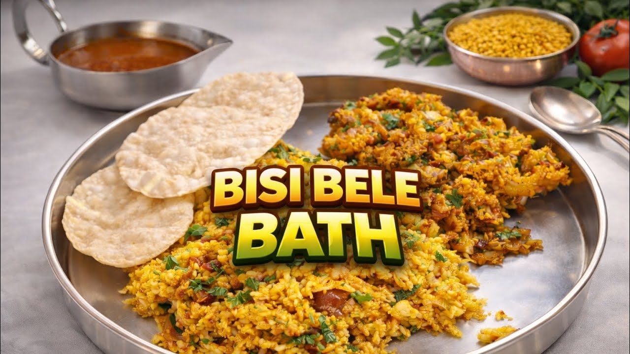 Bisi Bele Bath | நெய் மணம் நிறைந்த ப்ரீமியம் சவுத் இந்தியன் டிஷ்