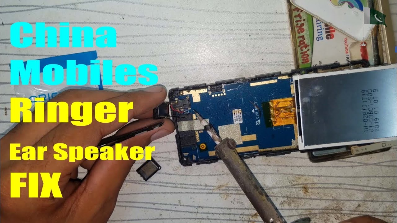 How to China Mobiles Ringer + Ear Speaker FIX | QMobile E900 Pro | Urdu Hindi