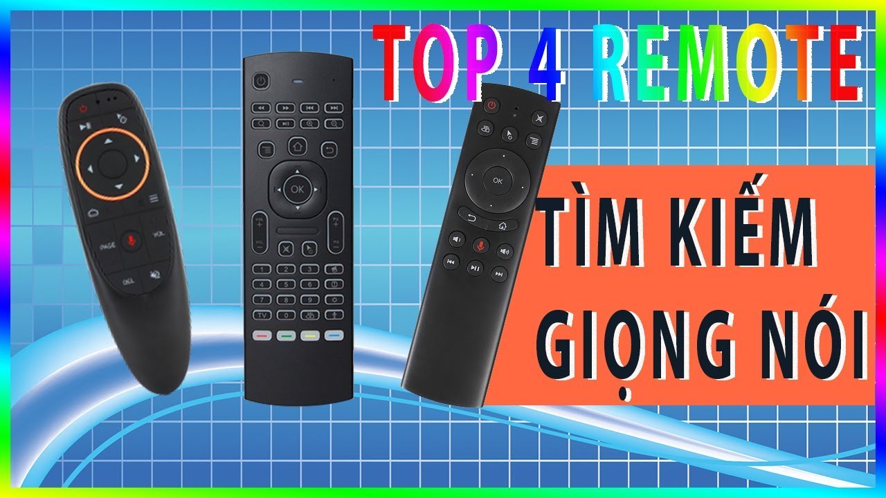 Top 4 Remote TÌM KIẾM GIỌNG NÓI tốt nhất hiện nay cho TV BOX [Hieuhien.vn]