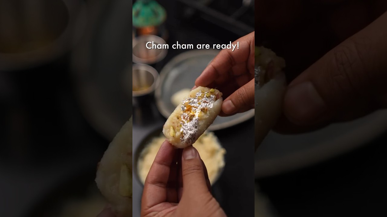 Homemade cham cham recipe | Indian sweets #chamchamrecipe #indiansweetrecipes #dessert s ert