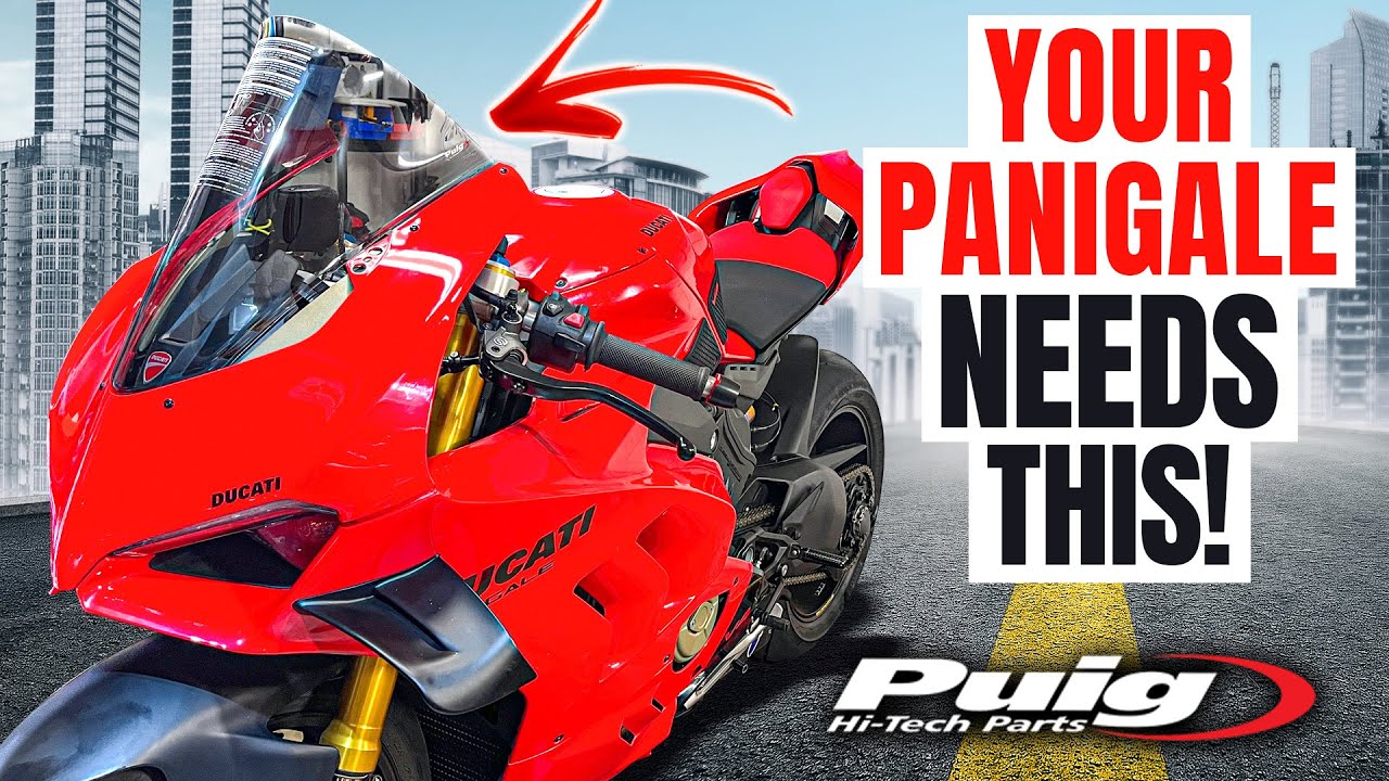 Ducati Panigale V4S Puig Windscreen Install! | WHAT A DIFFERENCE!