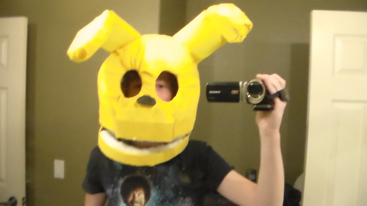 Making  a Spring Bonnie mask (FNaF)