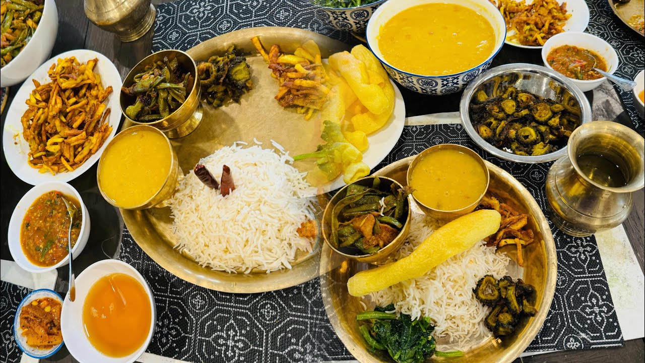 Homemade VegThali || 