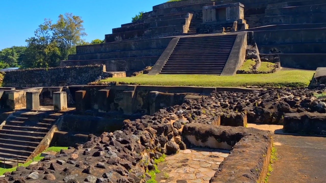 Mayan Ruins & Pyramids, Tazumal, El Salvador