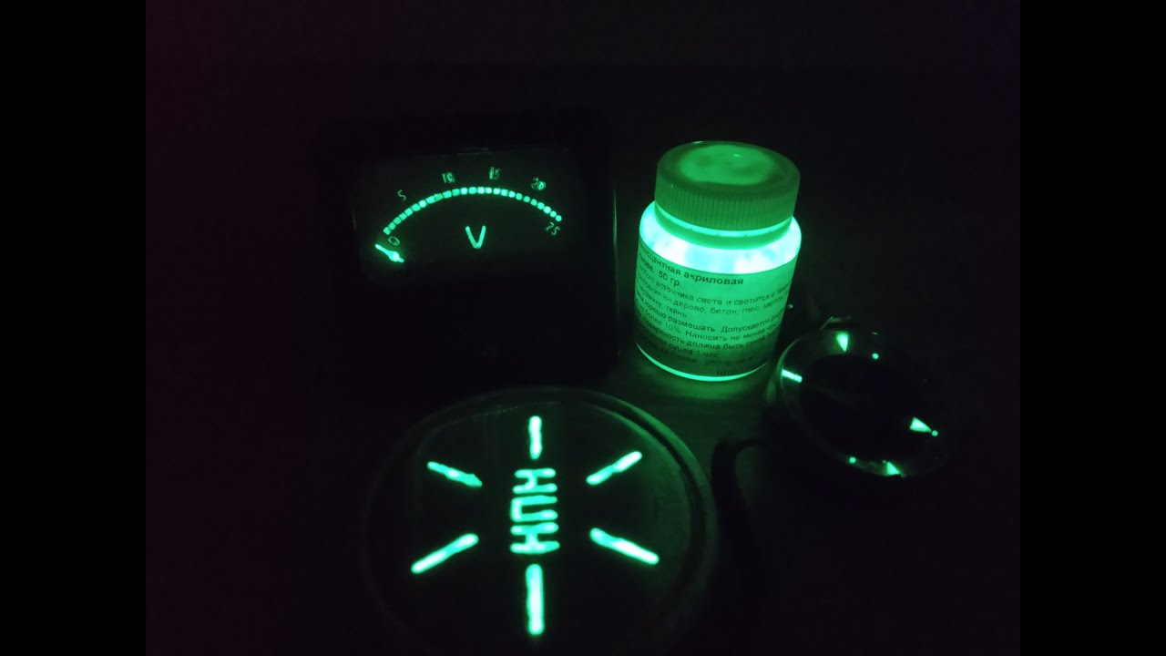 Акриловая люминесцентная краска от 