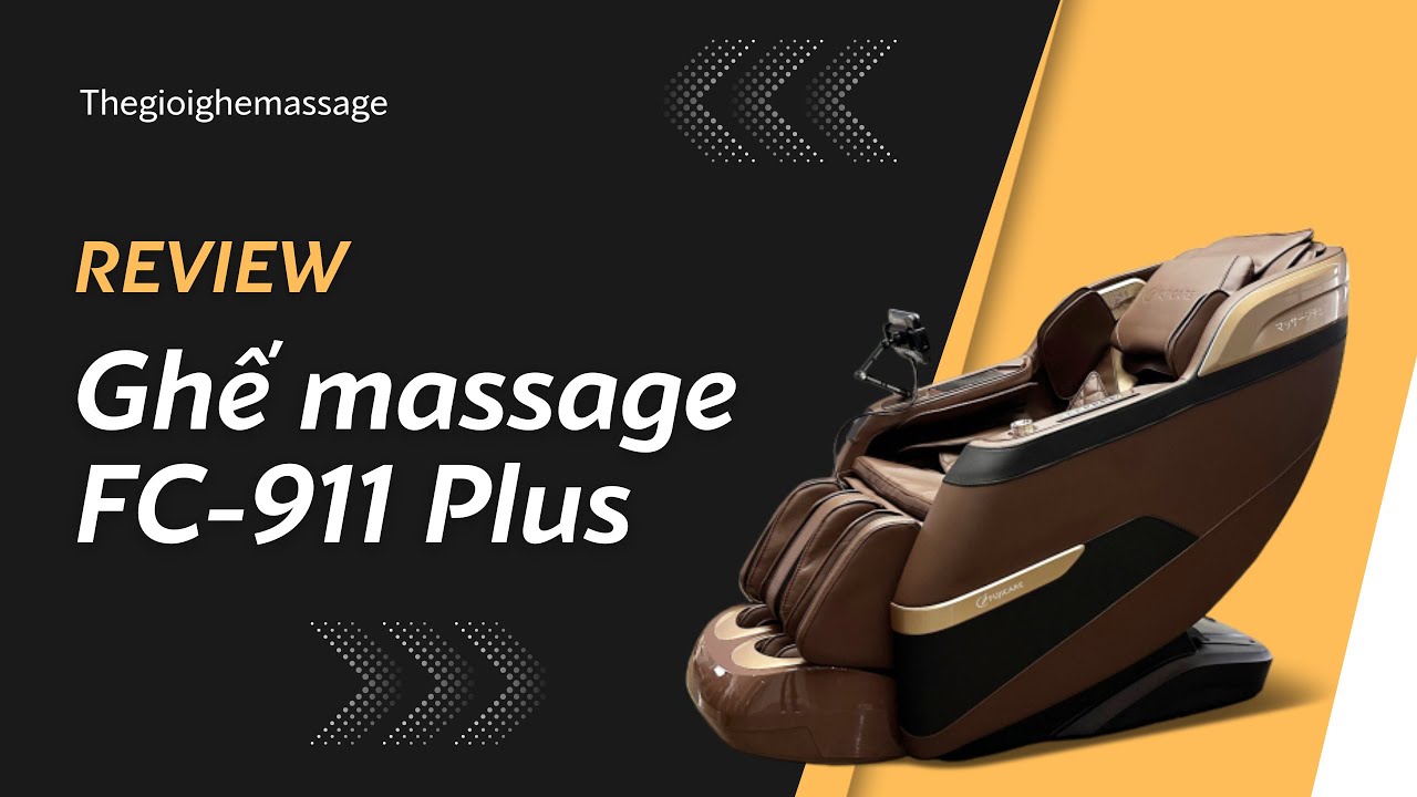 Review Ghế Massage Fujicare FC911 plus | Hotline : 0358.11.8686