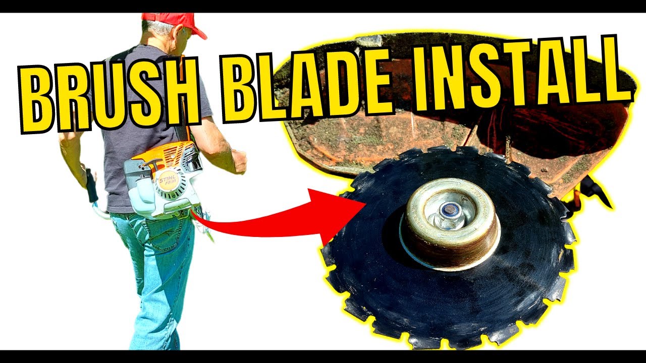 Brush Blade Installation on a Stihl Weedeater | 5 Mins and Done!