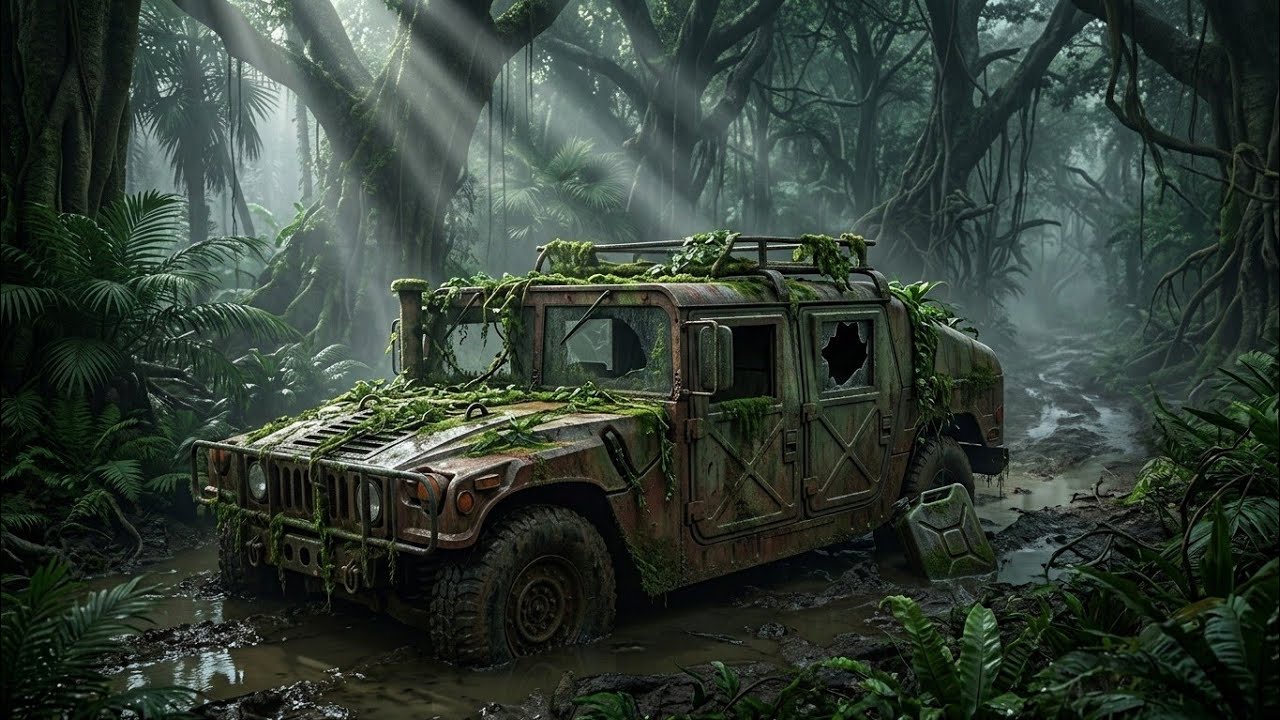 Found a Military Humvee Buried in a Swamp…😲 | Full ASMR Restoration 