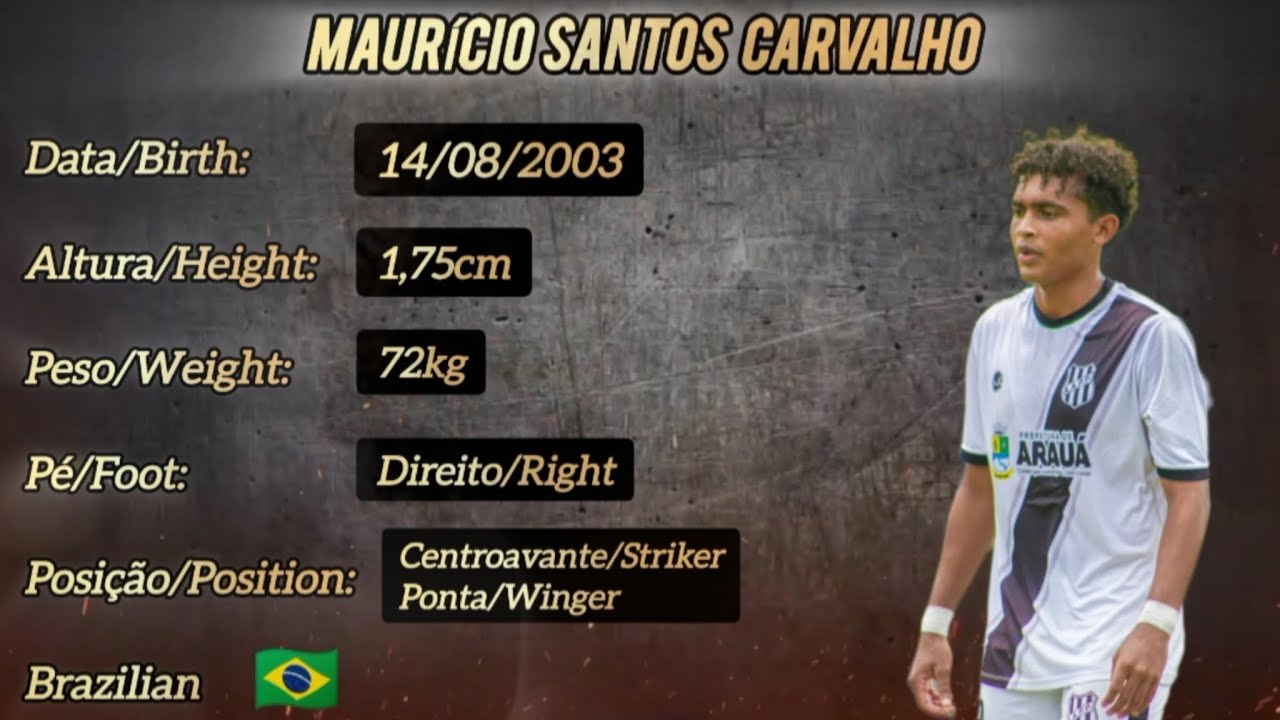 Maurício Santos - Centroavante/Striker • Vídeo link 2025 🇧🇷⚽