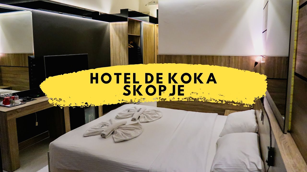 Hotel De KOKA Skopje, North Macedonia - Hotel Room Tour by Travel Blogger