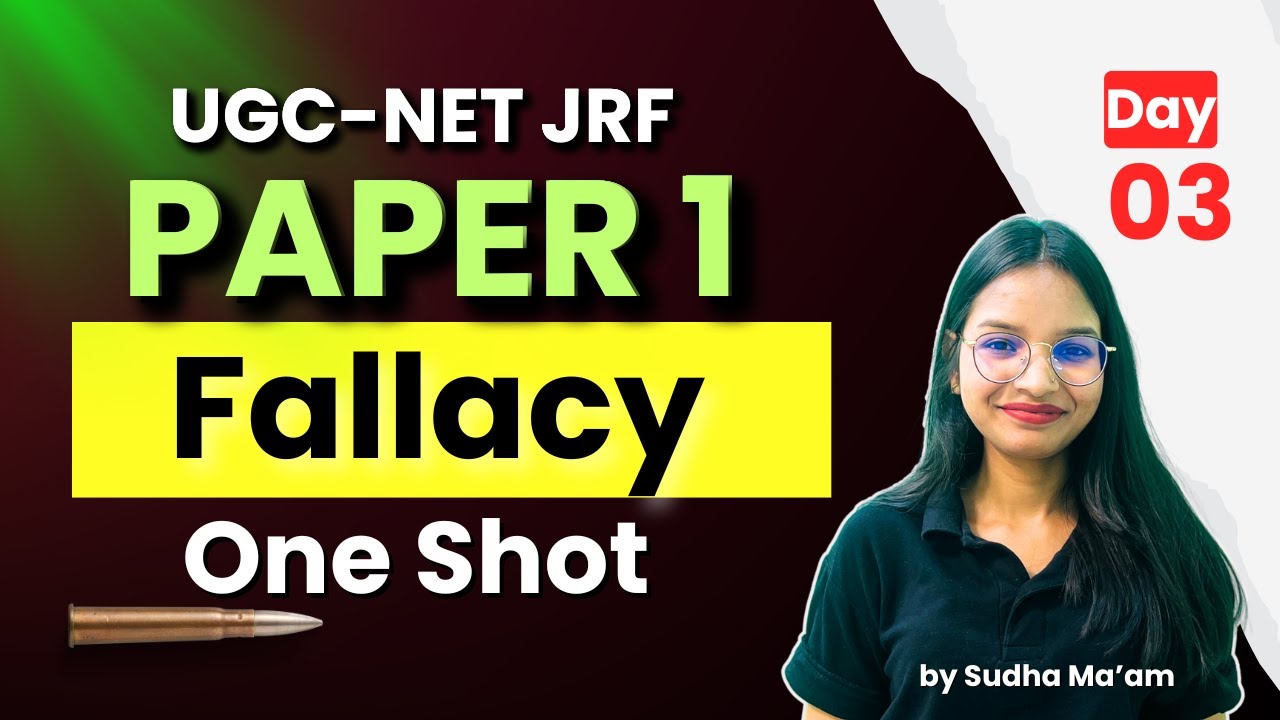 UGC-NET  Fallacy One Shot🔥| Logical Reasoning | Most Important Topic
