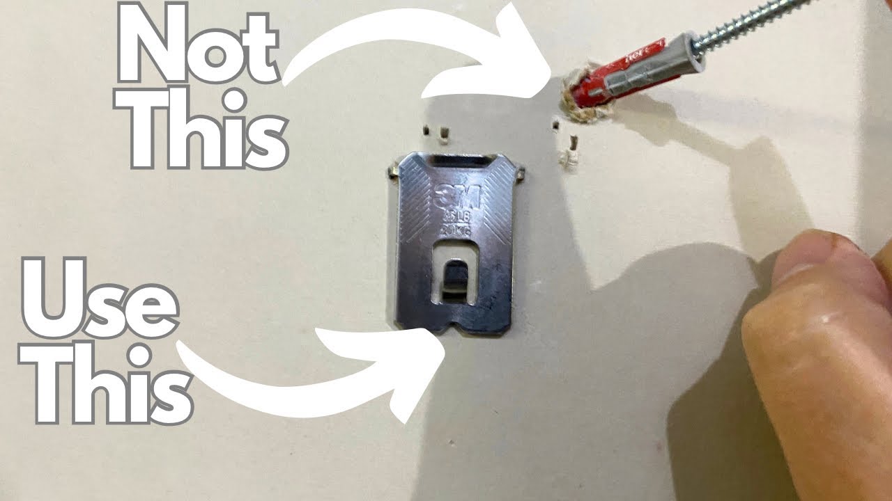 Best Way To Hang Heavy Things on Drywall. 3M Drywall Anchor Review.