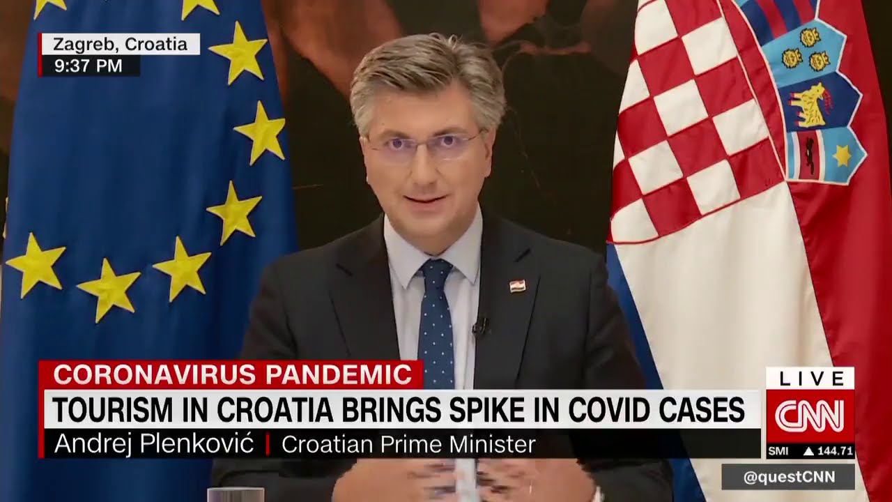Gostovanje predsjednika Vlade u emisiji Quest Means Business za CNN International (07.09.2020.)