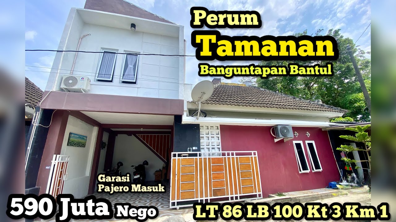 JUAL CEPAT !!! Rumah 2lt di perum TAMANAN dekat kampus UAD Banguntapan Bantul Yogyakarta 