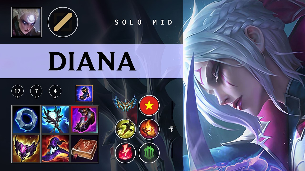 Diana Mid vs Akali - VN Challenger Patch 26.04