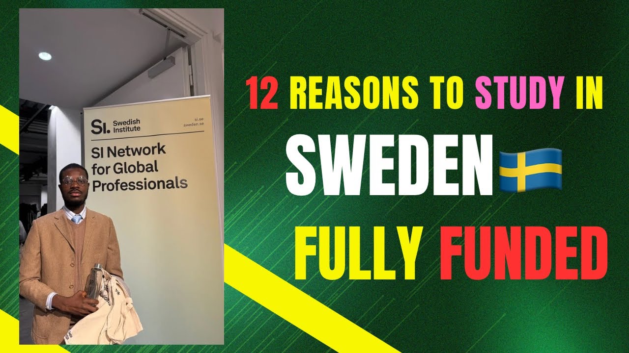 Study In Sweden For 12 Reasons - Full Funding | SI Scholarship | PR