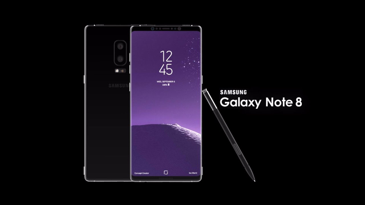 Samsung Galaxy note 8 introduction (concept)