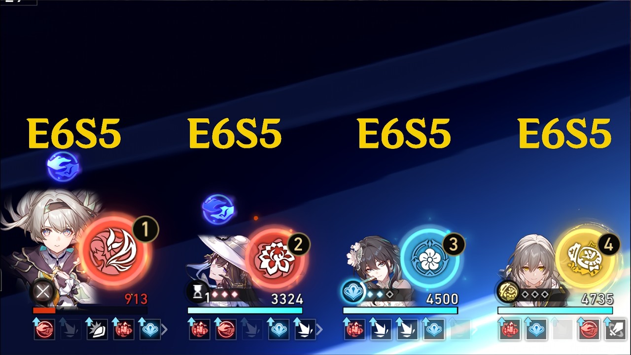 E6S5 FIREFLY SUPER BREAK TEAM DESTROY MOC 12 0 CYCLE! HONKAI: STAR RAIL
