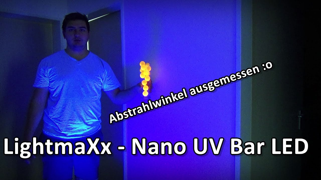 Test & Check - LightmaXx UV Bar LED - Was taugt eine so günstige Bar?