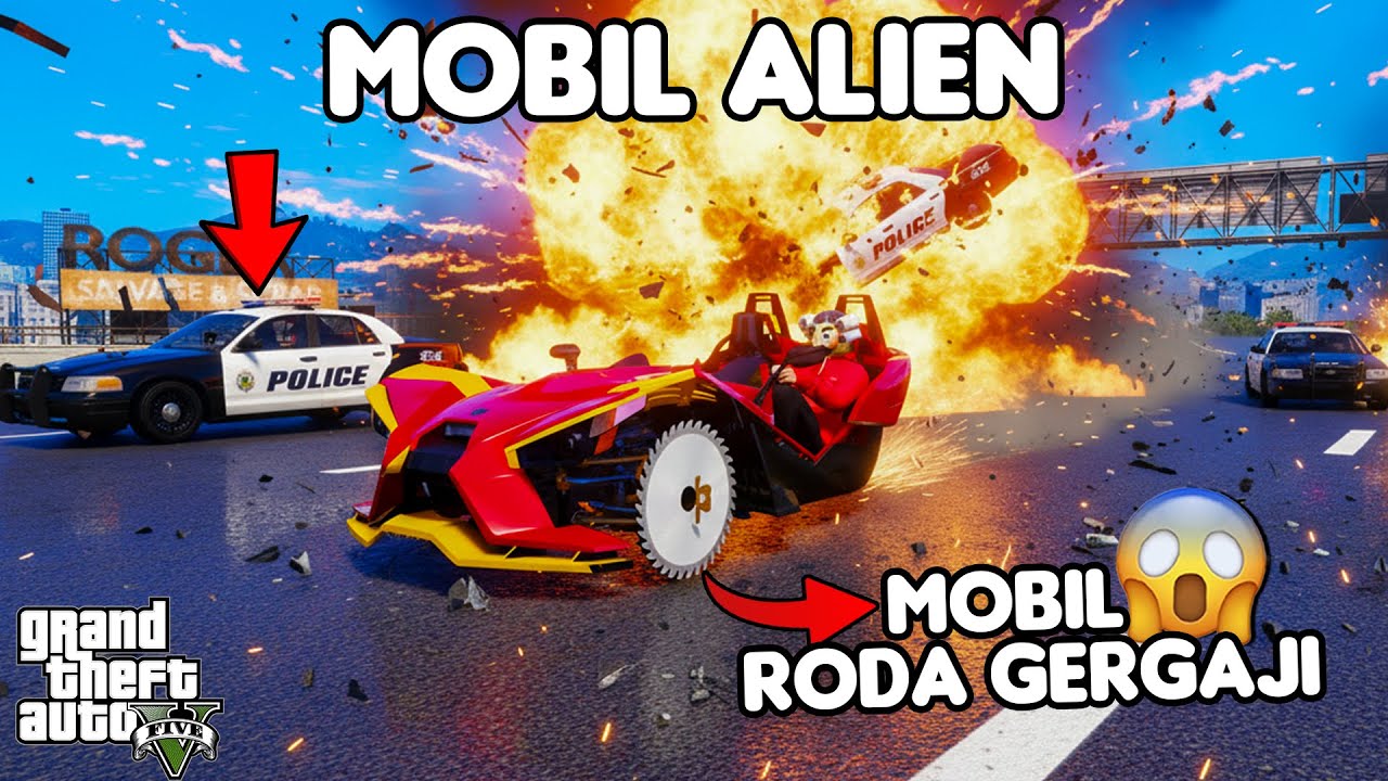MOBIL SUPER RODA GERGAJI - GTA 5 ROLEPLAY