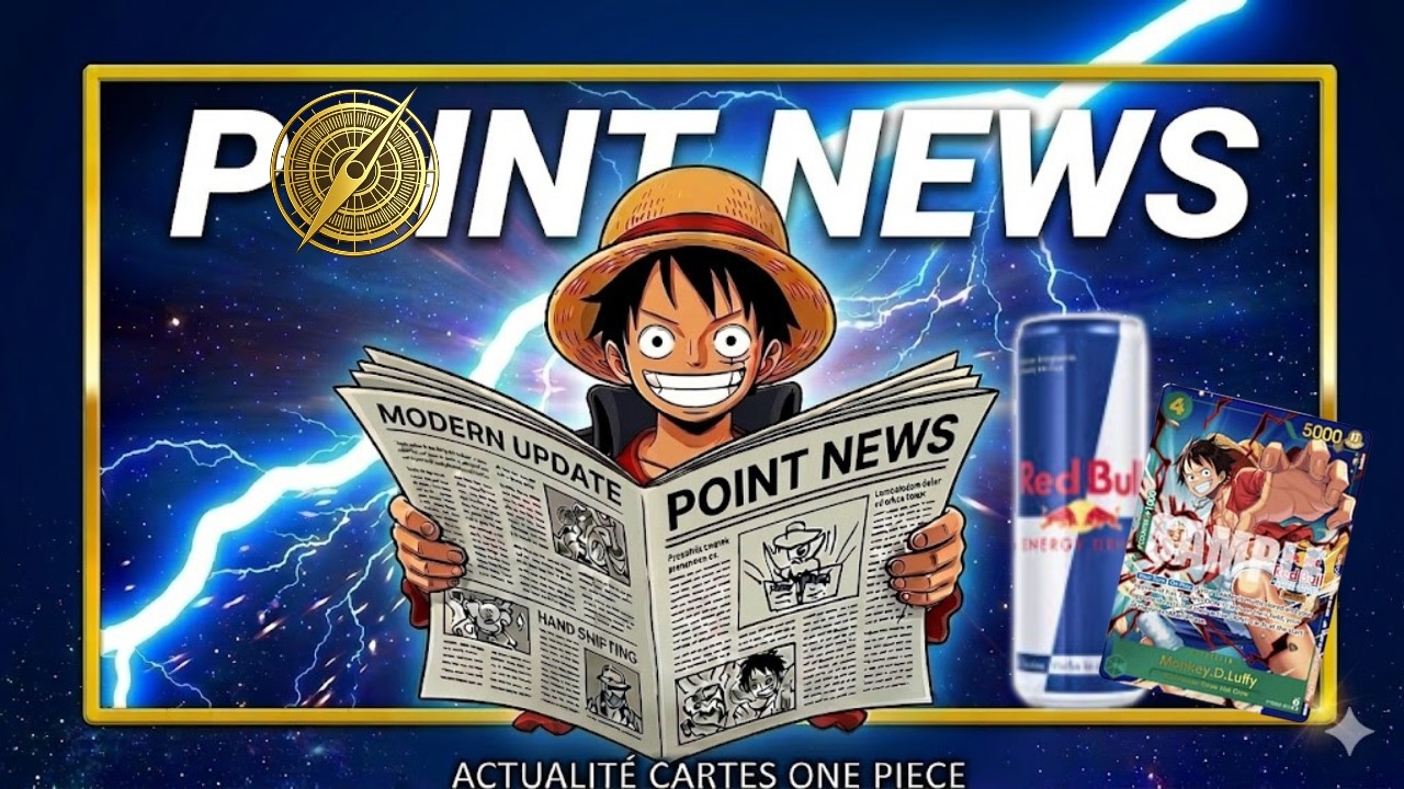 Point News #3 – Reveal du Luffy Redbull 🤯 Vol de 8000 cartes 😱 Détails des news prize pool