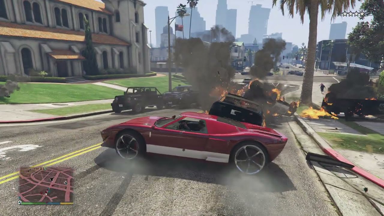 Grand Theft Auto V PS5 Free-roam gameplay #97